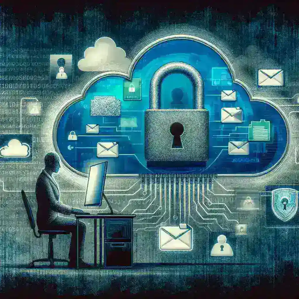 "Secure file sharing in the cloud: an infographic illustrating best practices for sharing files safely online, including encryption, access controls, and user permissions."